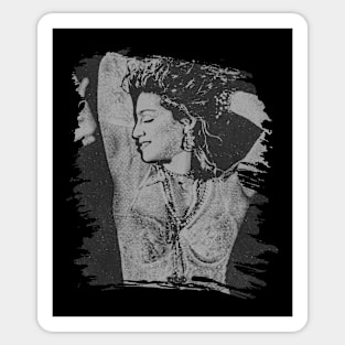 Madonna // Retro poster Sticker